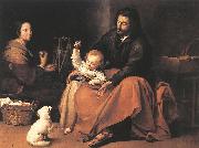 MURILLO, Bartolome Esteban The Holy Family sgh china oil painting reproduction